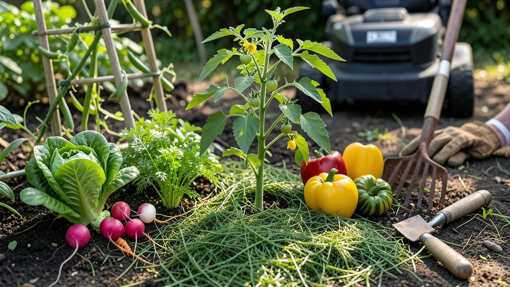 Grass Clippings in Vegetable Garden: Nitrogen Boost or Weed Magnet?