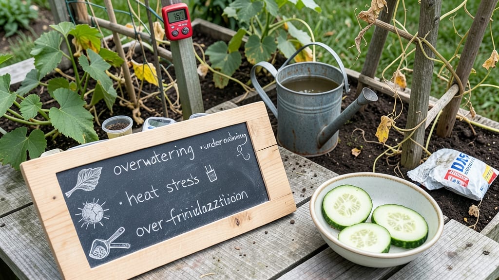Why Are My Garden Cucumbers Bitter: Fix Overripe or Underwatered Plants Now