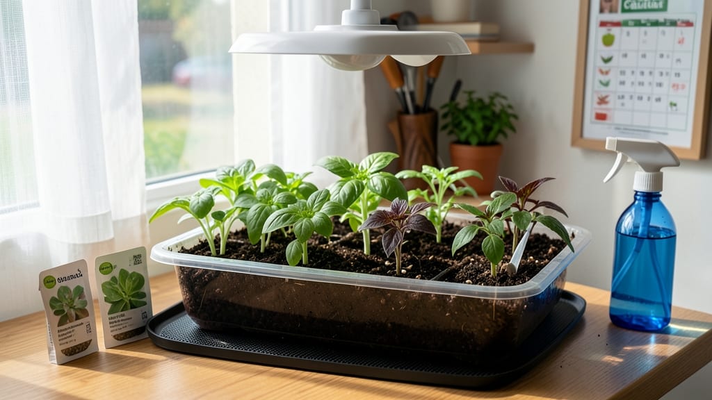 When to Start Garden Seeds: Indoor Timing by Crop Maturity Days