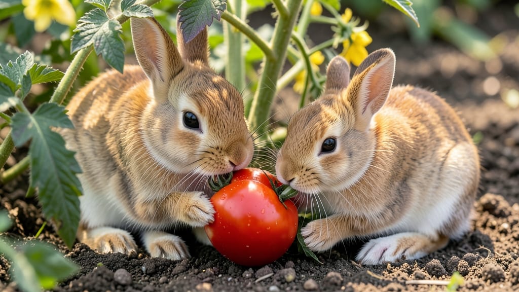 Do Rabbits Eat Tomatoes in the Garden: What Parts Are Safe and Which Are Toxic