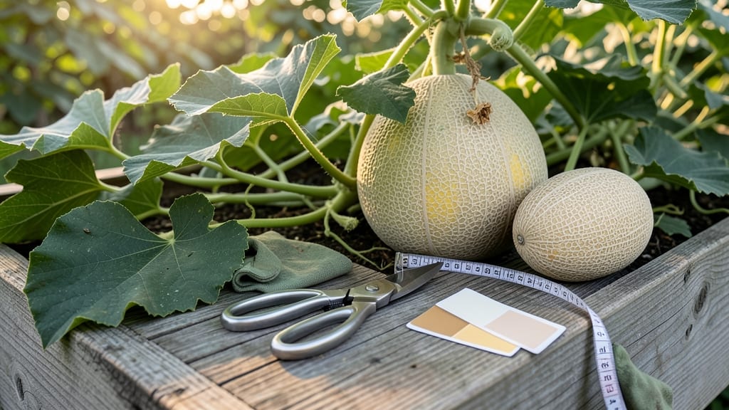When to Pick Cantaloupe from Your Garden: Slip-and-Snap Test for Peak Sweetness