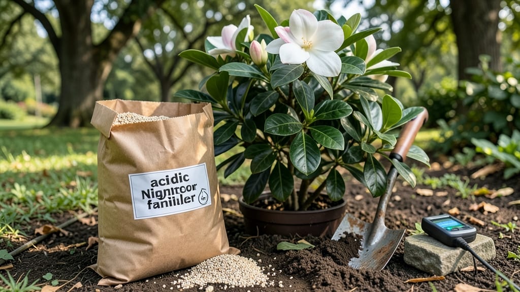 Acidic Nitrogen Fertilizer for Gardenias: pH-Balanced Feeding for Vibrant Blooms