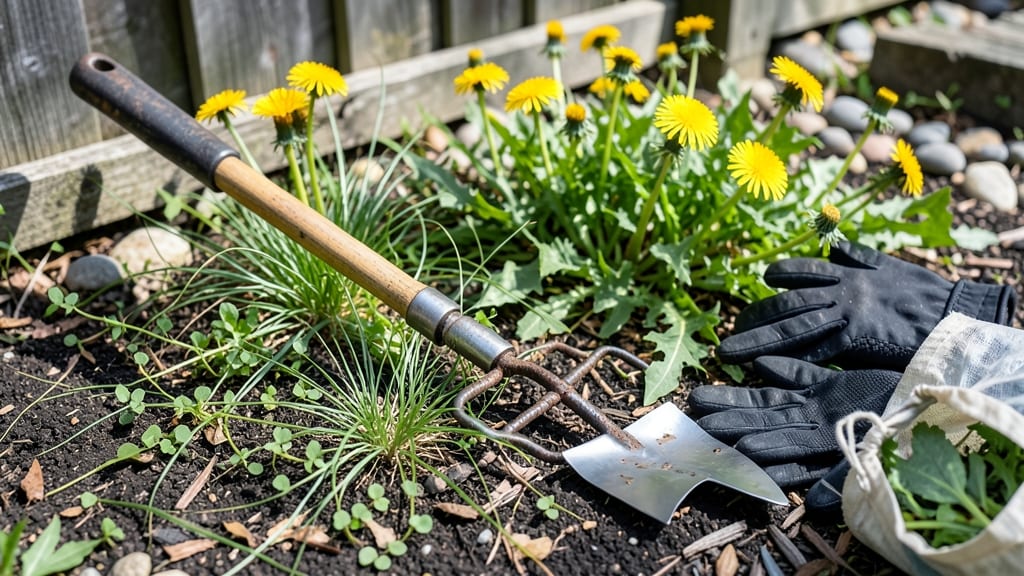 Garden Weed Pulling Tool: Ergonomic Design for Back-Friendly Weeding