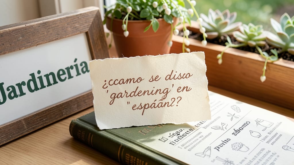 How to Say "Gardening" in Spanish: Pronunciation and Common Variations