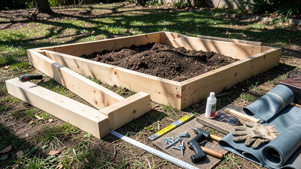 2x4 Raised Garden Bed Plans: Free Cut List and Assembly Guide