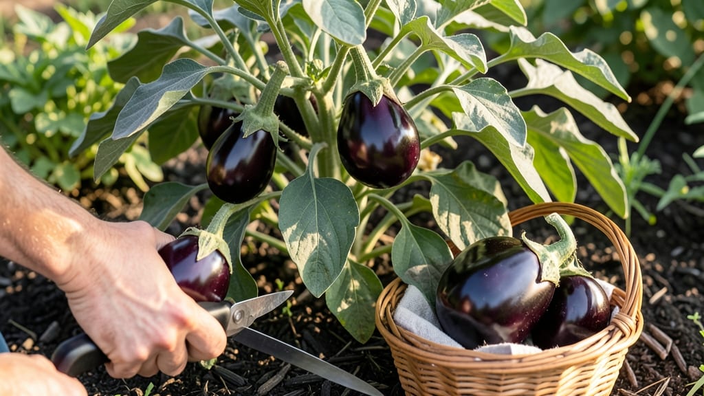 When to Pick Eggplant in Garden: Color Shift & Texture Test for Peak Ripeness