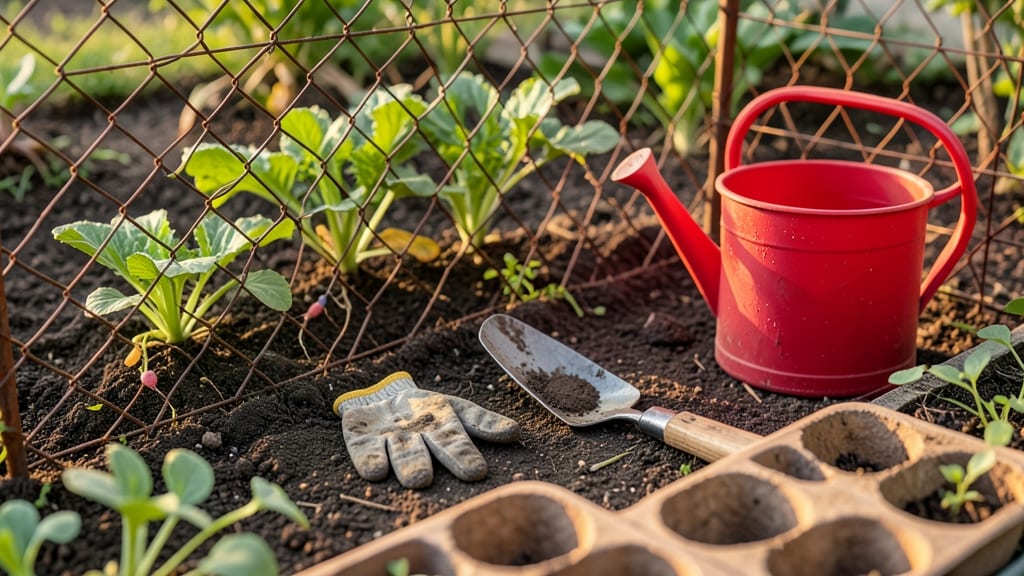 Chicken Wire Vegetable Garden: 3 Space-Saving Layouts for Sloped or Small Yards