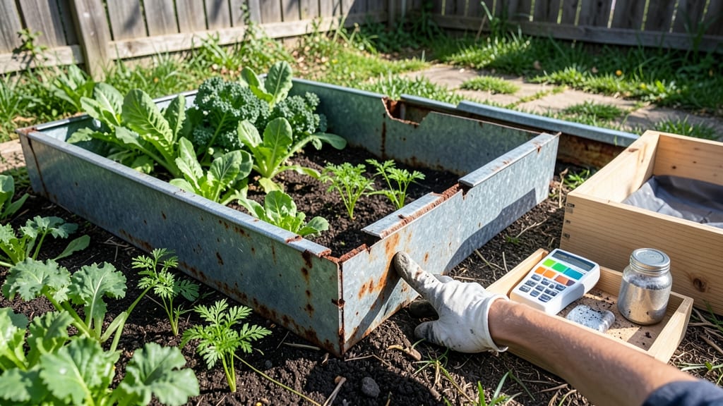 Is Galvanized Steel Safe for Garden Beds: Zinc Toxicity Risks and Plant-Specific Effects