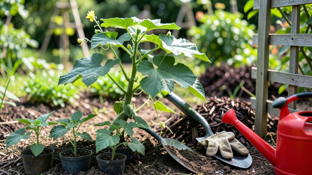 How to Plant Cucumbers in a Garden: Spacing, Trellis Tricks for Bigger Harvests