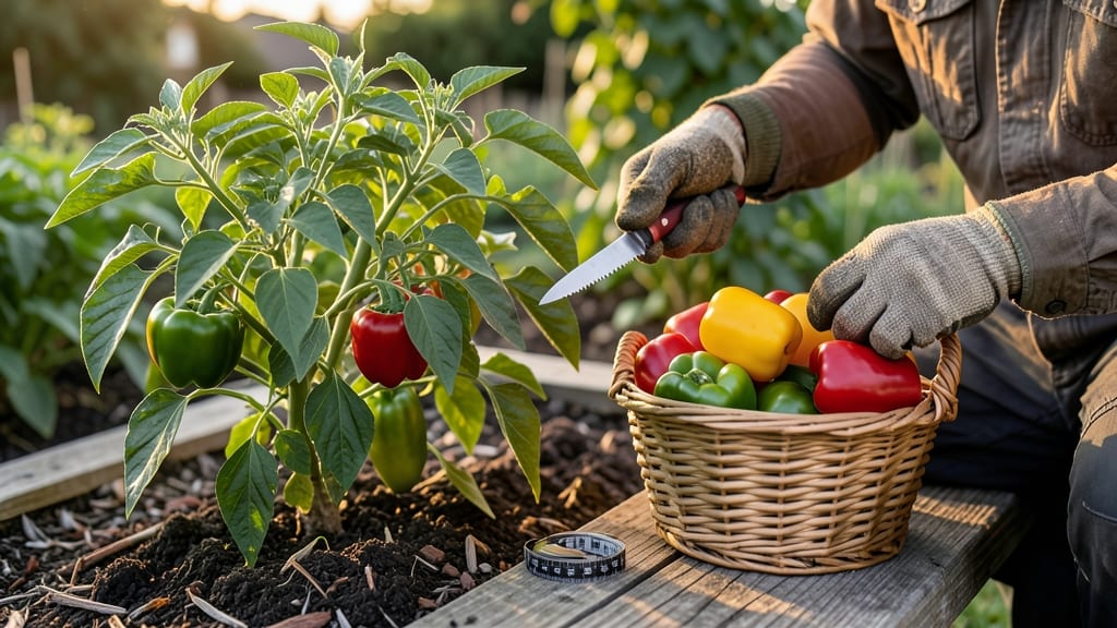 When to Pick Peppers From Garden: Color Shift & Firmness Checklist