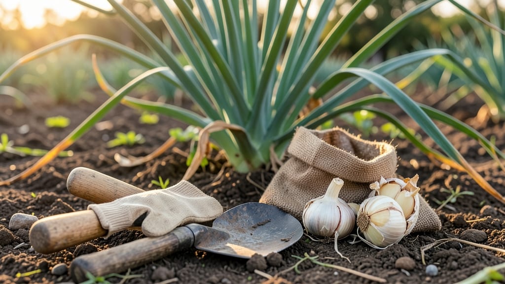 When to Pick Garlic from Garden: Bend Bulbs Not Stems—3 Signs They’re Ready