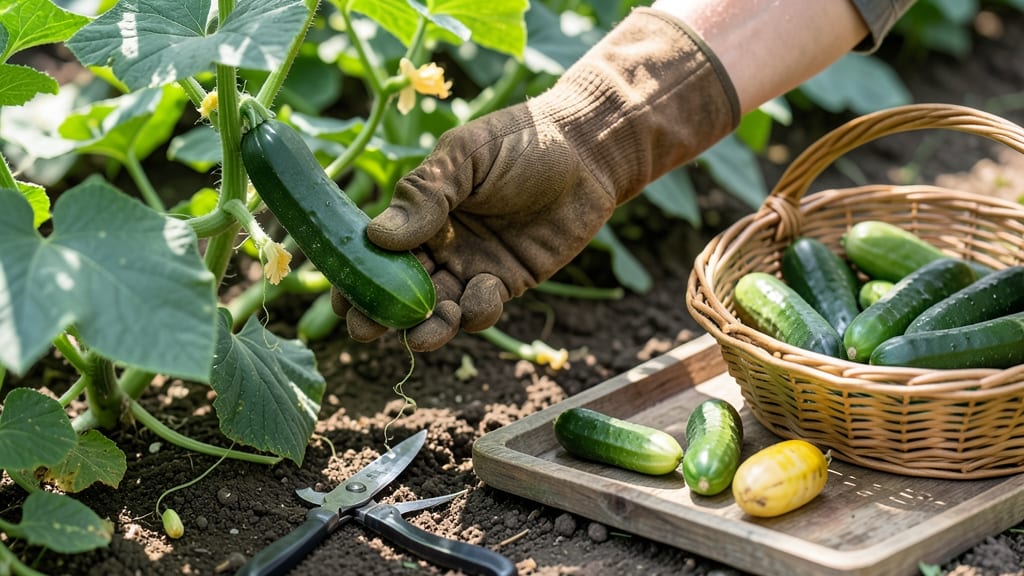 When to Harvest Cucumbers From Garden: Firmness, Color & Size Checklist for Peak Flavor