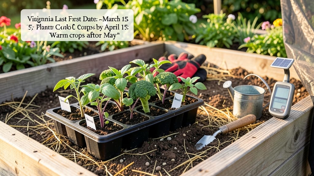 When to Plant Garden in Virginia: Frost-Free Deadlines by Zone 7a/7b Crops