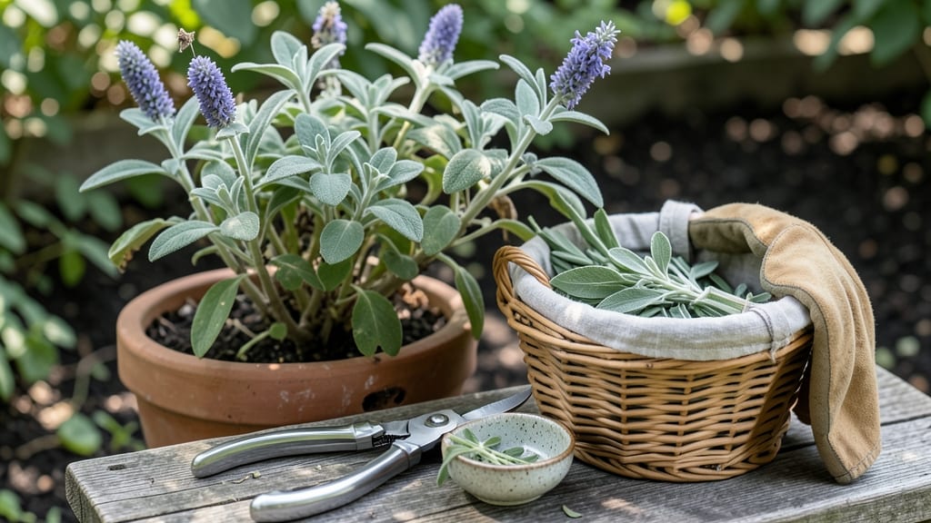 How to Harvest Garden Sage: When & How to Snip for Peak Flavor Year-Round