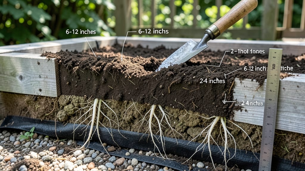Raised Garden Bed Soil Depth: Science-Backed Layers for Root Health & Drainage
