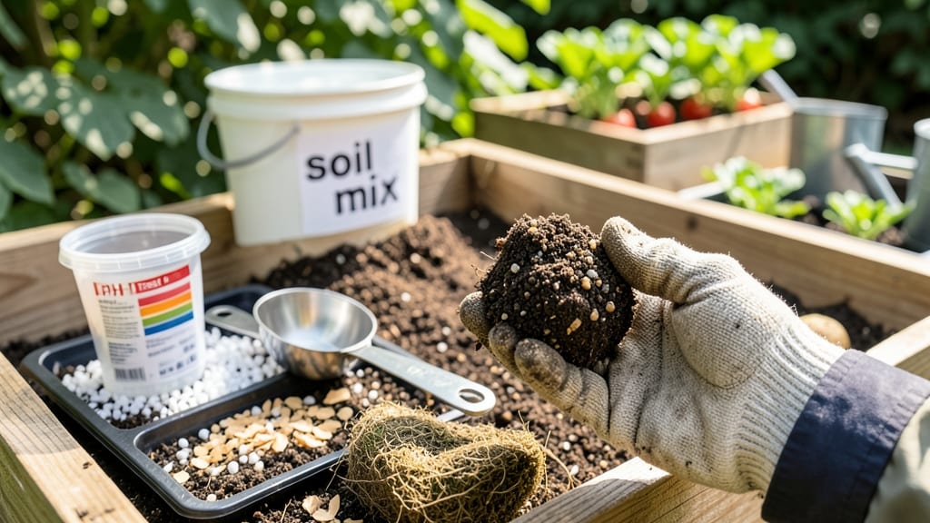 Soil Mixture for Vegetable Garden: Layer-by-Layer Recipe for Root Growth and Drainage