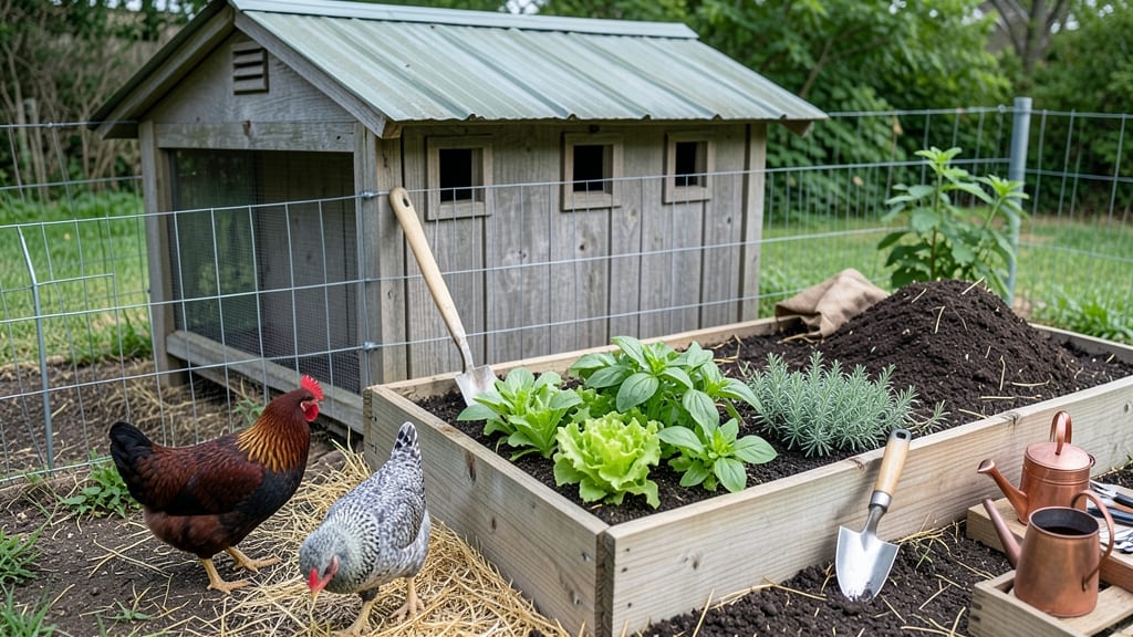 How to Combine a Chicken Coop and Garden: Space-Saving Layouts That Work Together