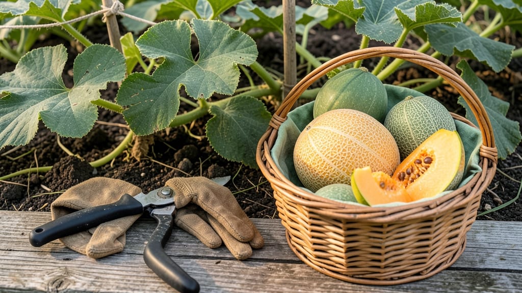 When to Harvest Cantaloupe From Garden: Scent, Sound, and Slip Test for Peak Sweetness