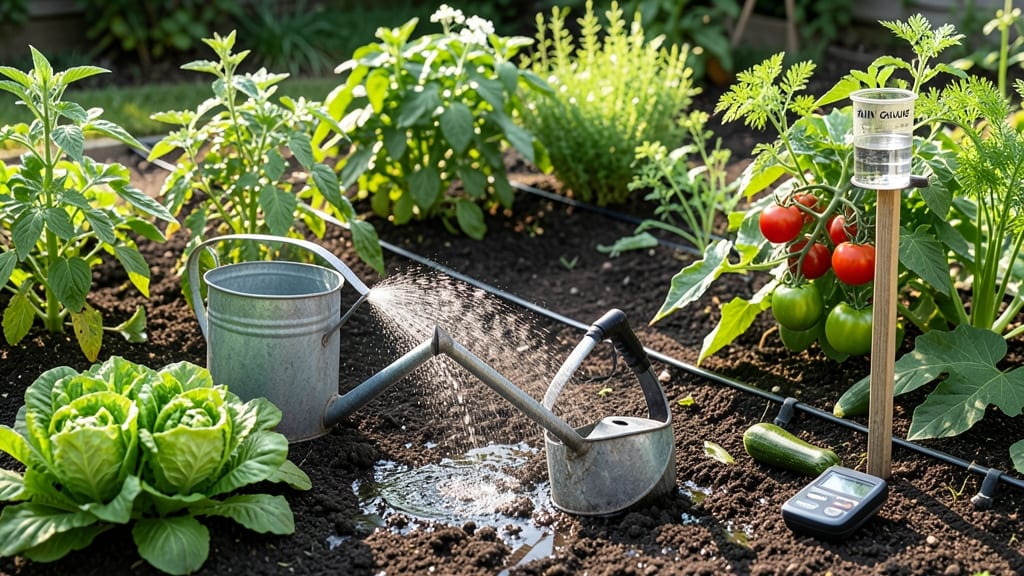 How Long to Water a Vegetable Garden: Deep-Soil Rules by Crop Type